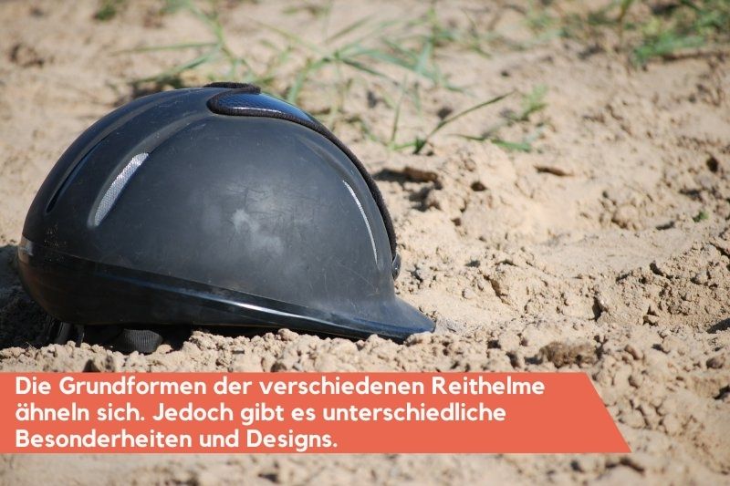 Reithelm im Detailblick