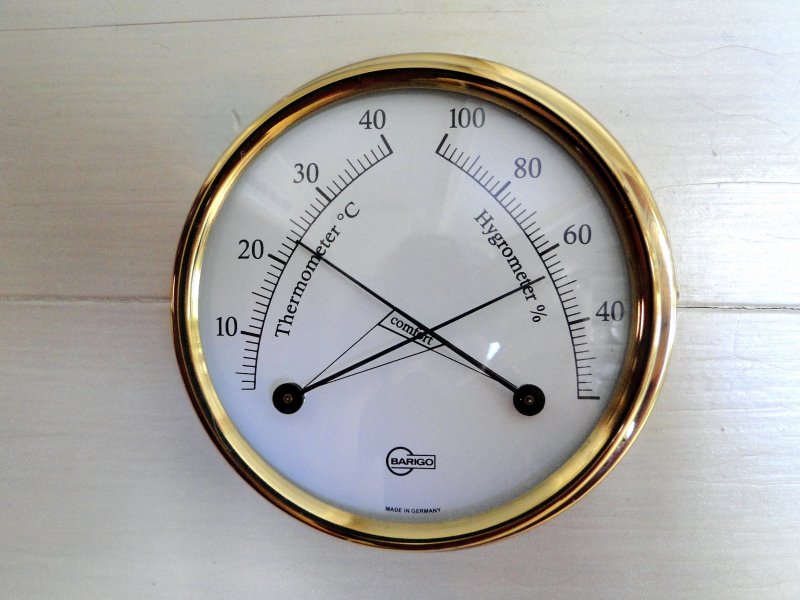 Thermo-Hygrometer misst Temperatur und Luftfeuchtigkeit Thermometer oder Thermo-Hygrometer